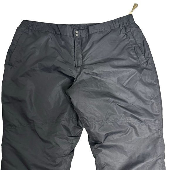 Athletech Womens 3x Black Snow Pants w/ Pockets & Zipper - Picture 2 of 8